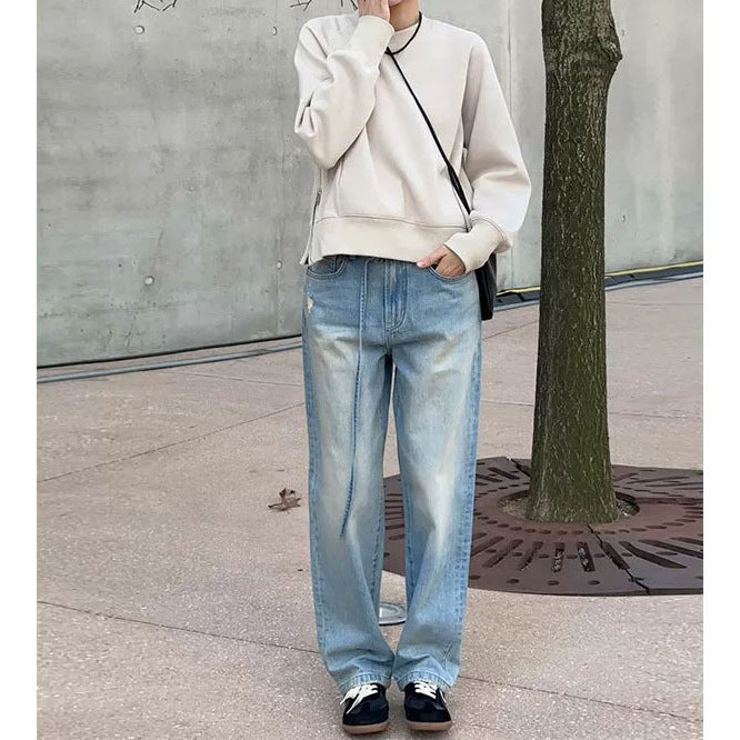 Women's Comfortable Sweatshirt with Raglan Sleeves Mune Fashion