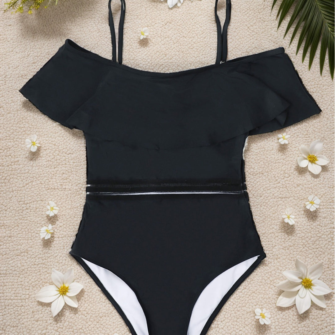 Ladies Off-Shoulder Swimsuit Mune Fashion