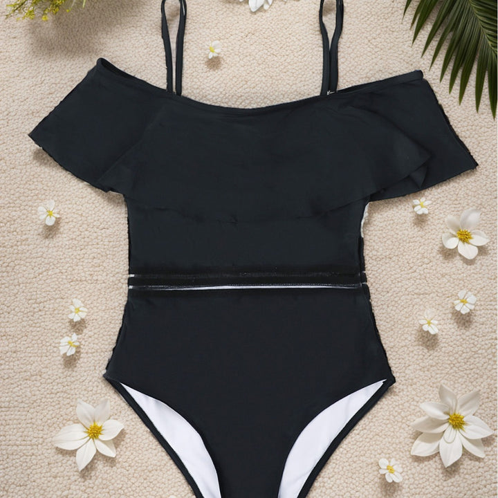 Ladies Off-Shoulder Swimsuit Mune Fashion