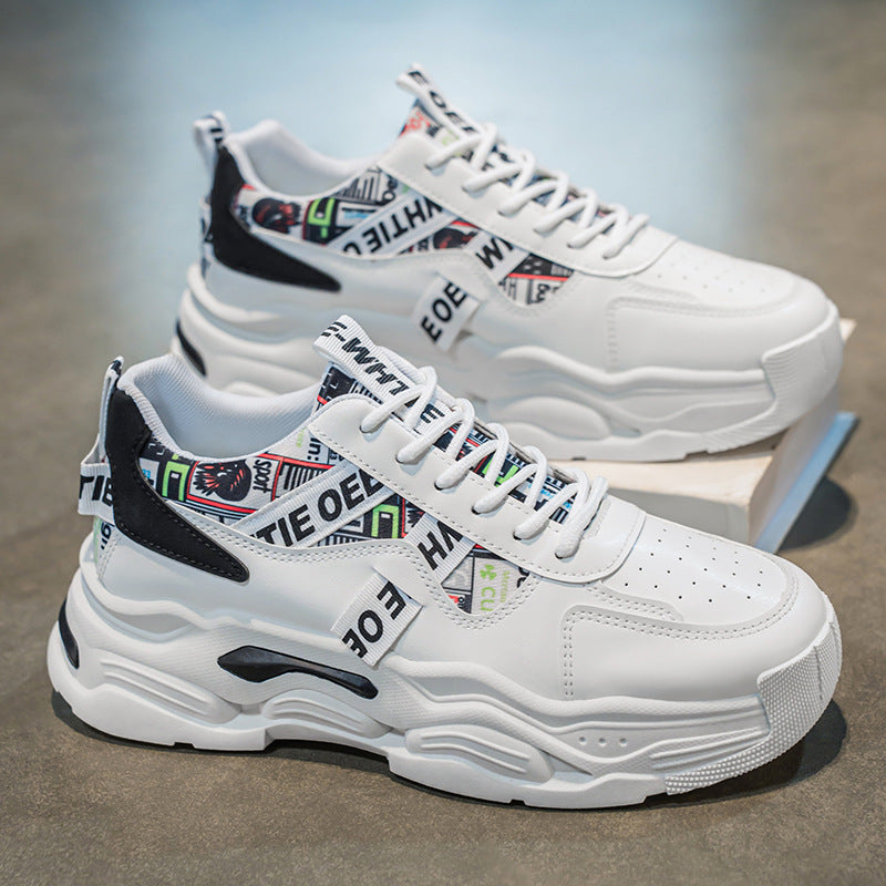 Women's Trendy Chunky Sneakers with Fashionable Graphic Design Mune Fashion