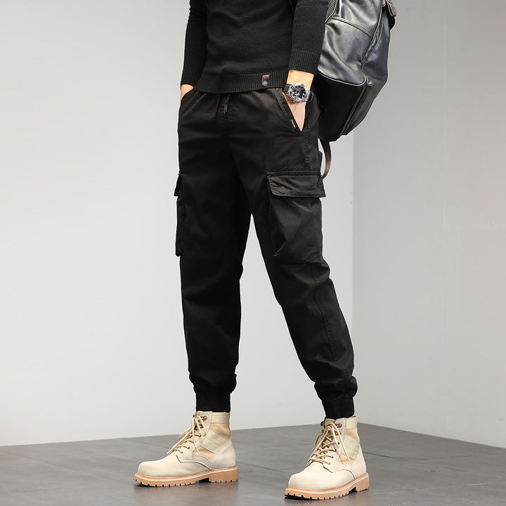 Men's Cargo Jogger Pants with multifunctional cargo pockets and elastic hem Mune Fashion