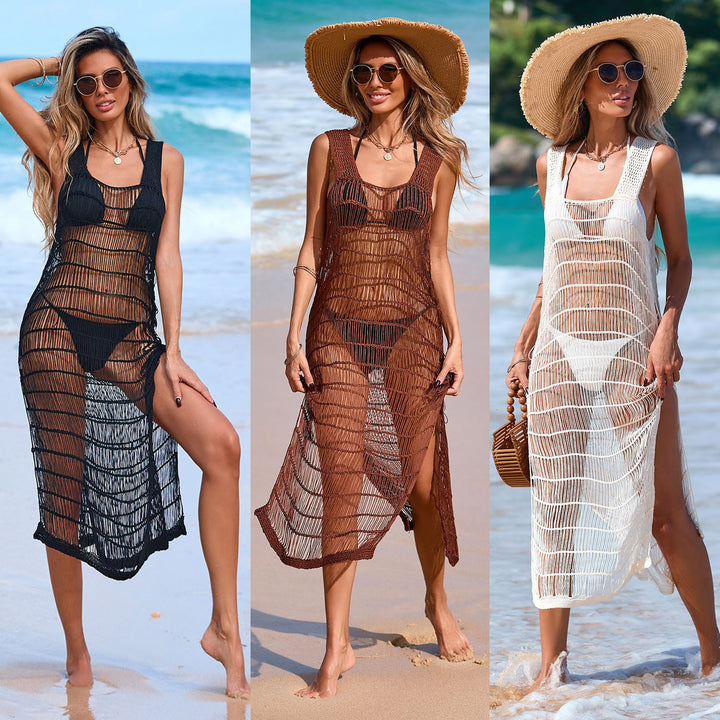 Women's Crochet Beach Dress Mune Fashion