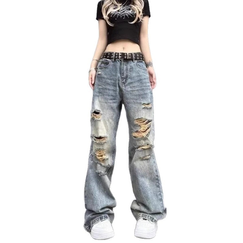 Women Loose-Fit Jeans Mune Fashion