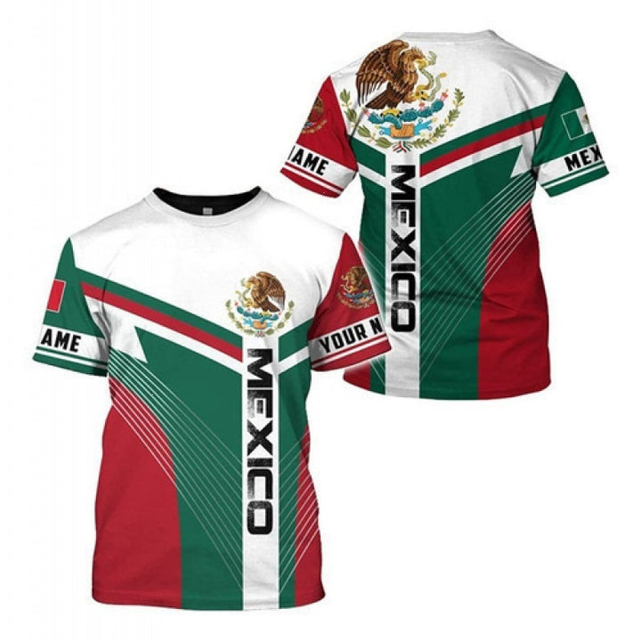 Unisex nan customizable fan jersey with back print, breathable functional fabric and Mexico crest Mune Fashion