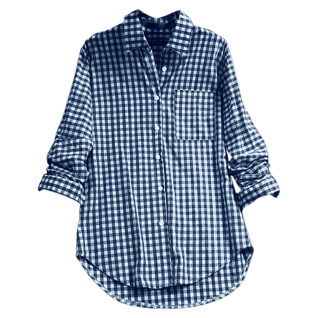 Women's Checked Shirt Oversize