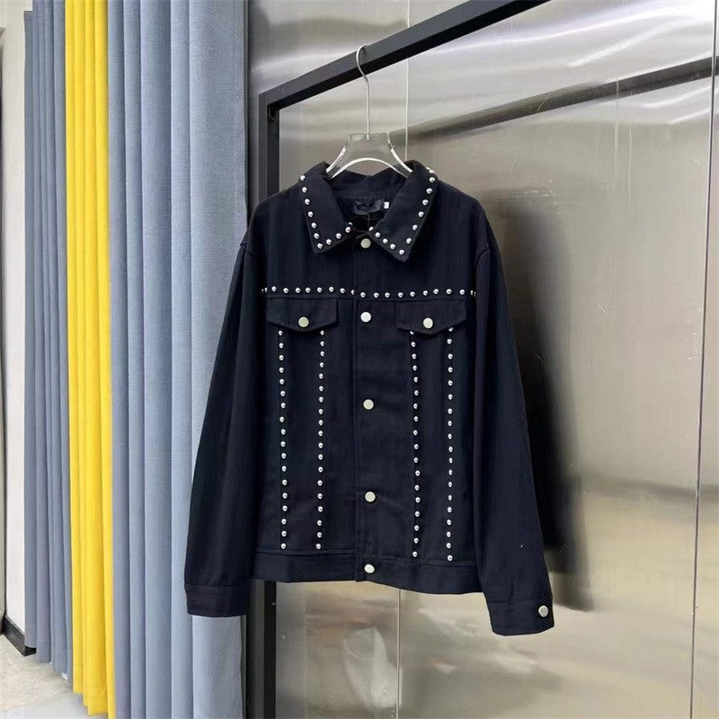 Men's Fashion Jeans Jacket with Studs Mune Fashion