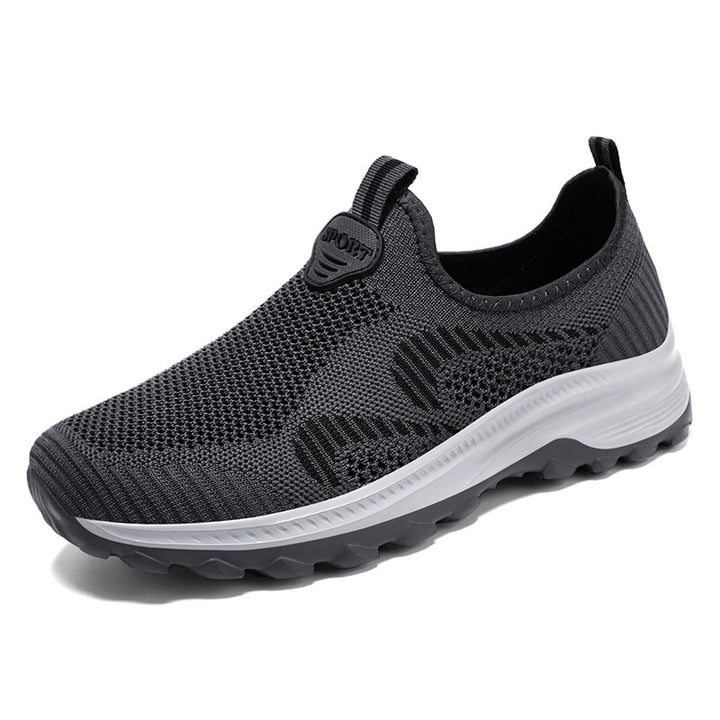 Women nan lightweight breathable knit slip-on sneakers with shock-absorbing EVA midsole and gripping profile outsole Mune Fashion