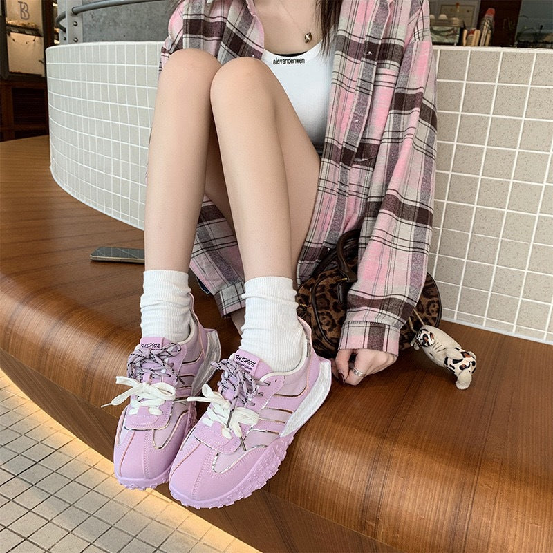 Women's Chunky Sneaker with slip-resistant sole and breathable upper material Mune Fashion