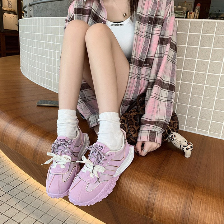 Women's Chunky Sneaker with slip-resistant sole and breathable upper material Mune Fashion