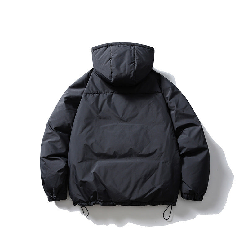 Unisex Padded Hoodie-Anorak with Half Zip, Kangaroo Pocket and Drawstring Mune Fashion