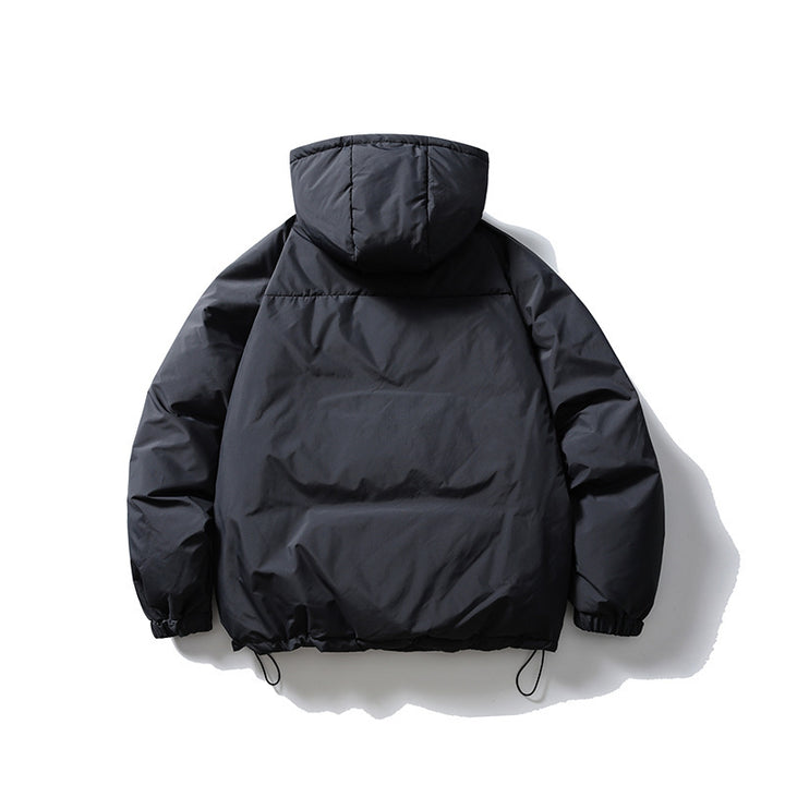 Unisex Padded Hoodie-Anorak with Half Zip, Kangaroo Pocket and Drawstring Mune Fashion
