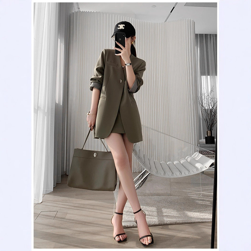 Women's Elegant Blazer with Skirt Mune Fashion
