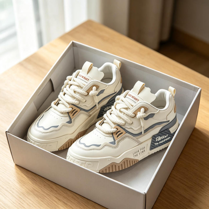 Unisex Sporty Sneakers with Cushioning Sole Mune Fashion
