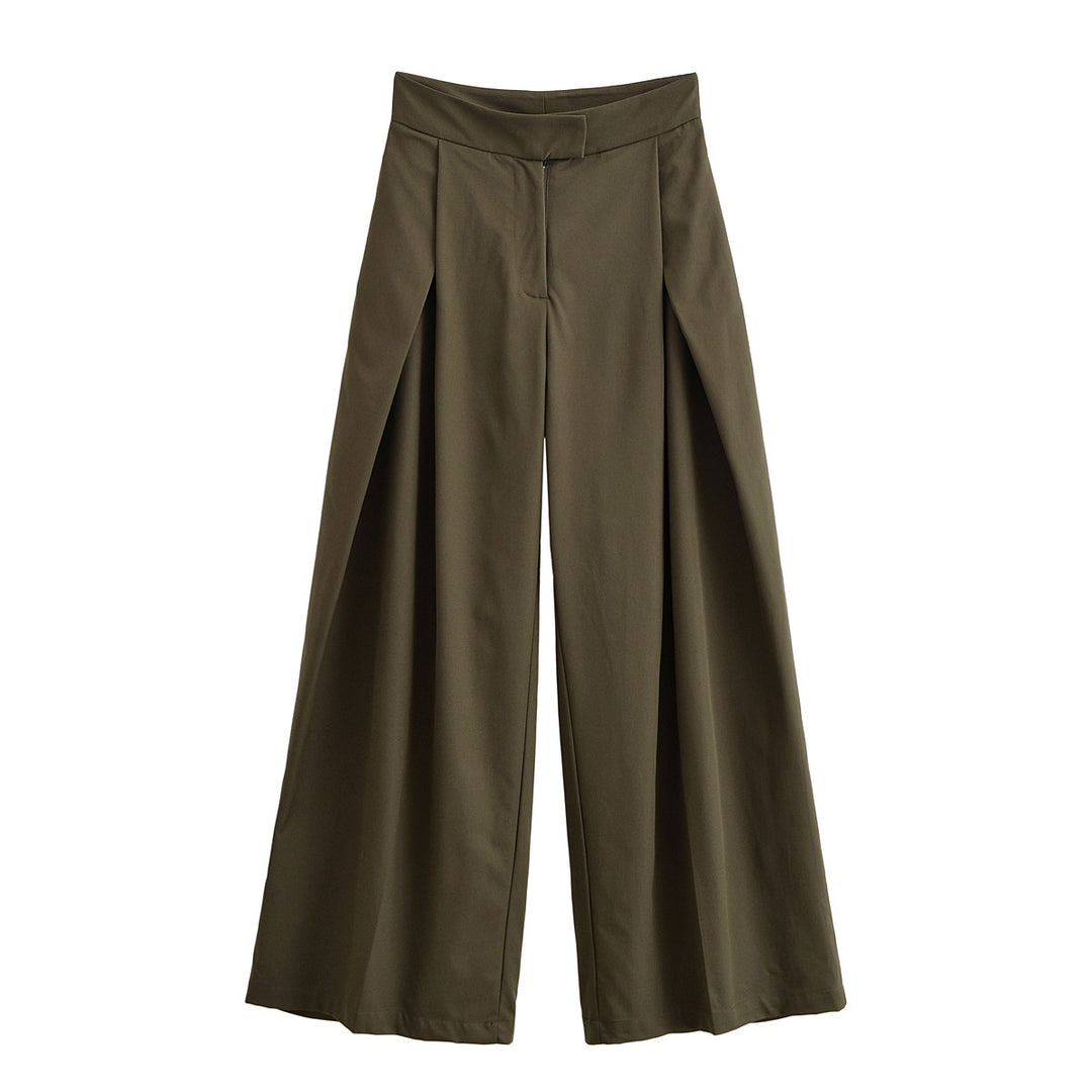 Women Tailored Short Trench with Tie Belt and Oversized Sleeves Mune Fashion
