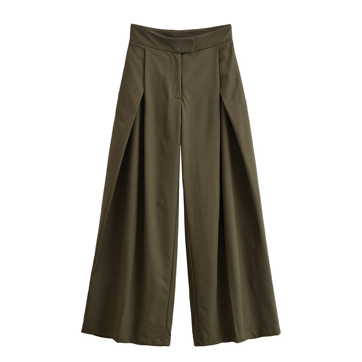 Women Tailored Short Trench with Tie Belt and Oversized Sleeves Mune Fashion