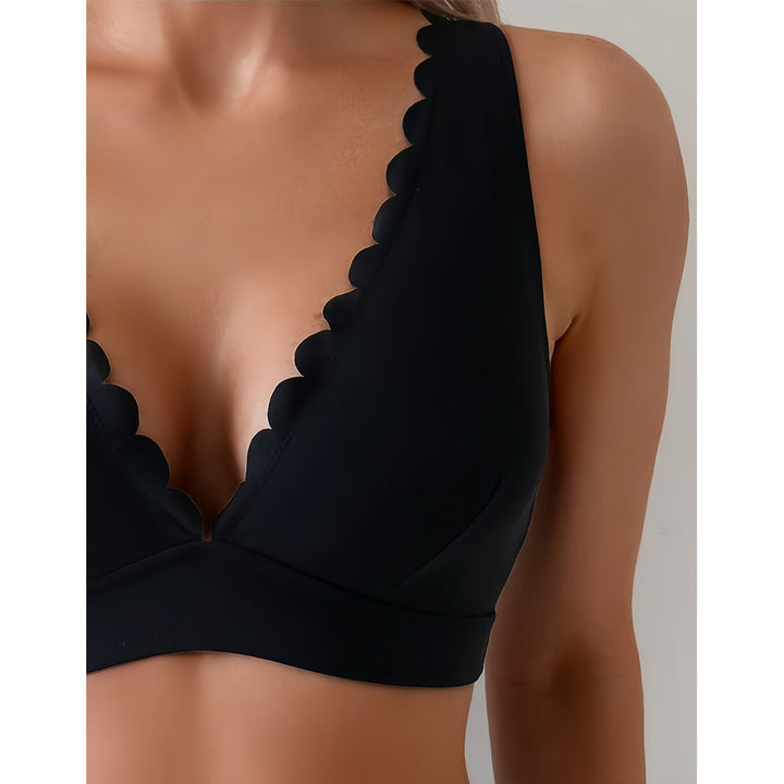 Ladies Bikini with subtle wave pattern Mune Fashion