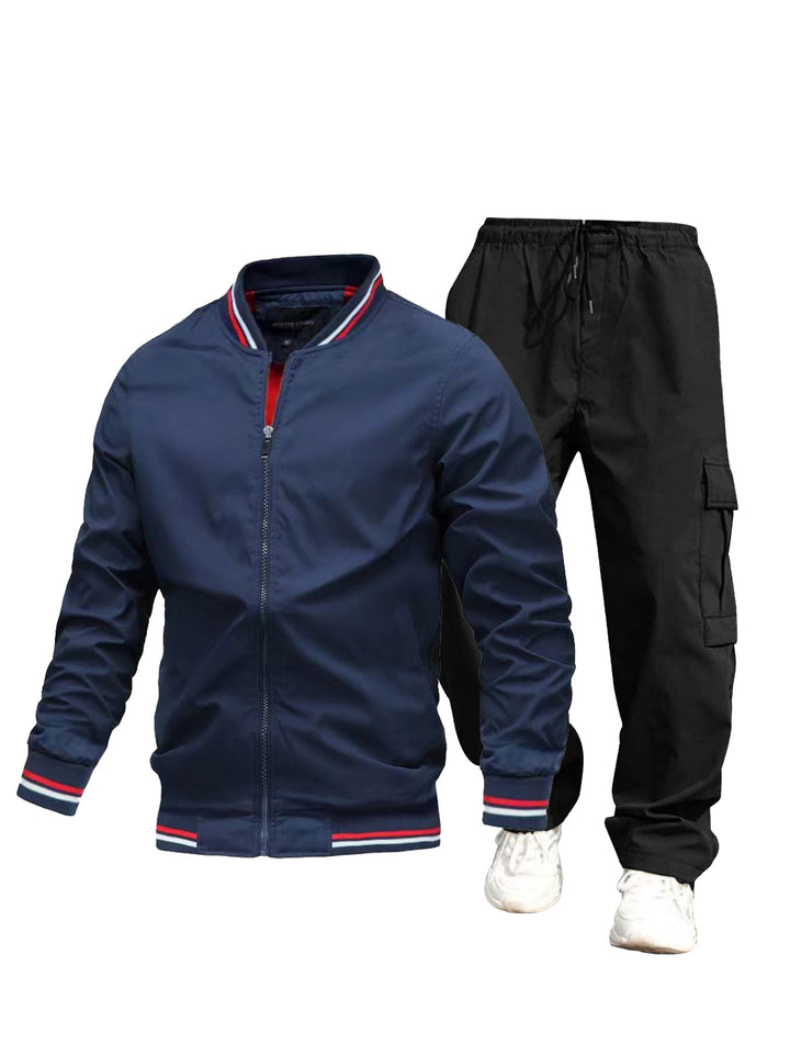 Men's sporty jacket and cargo pants set Mune Fashion