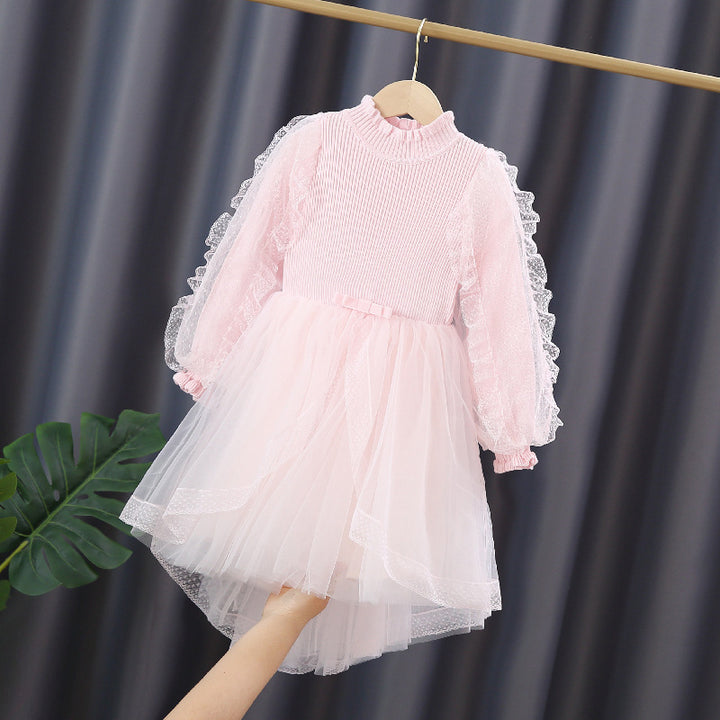 Girl Party Dress with Ruffle Details Mune Fashion