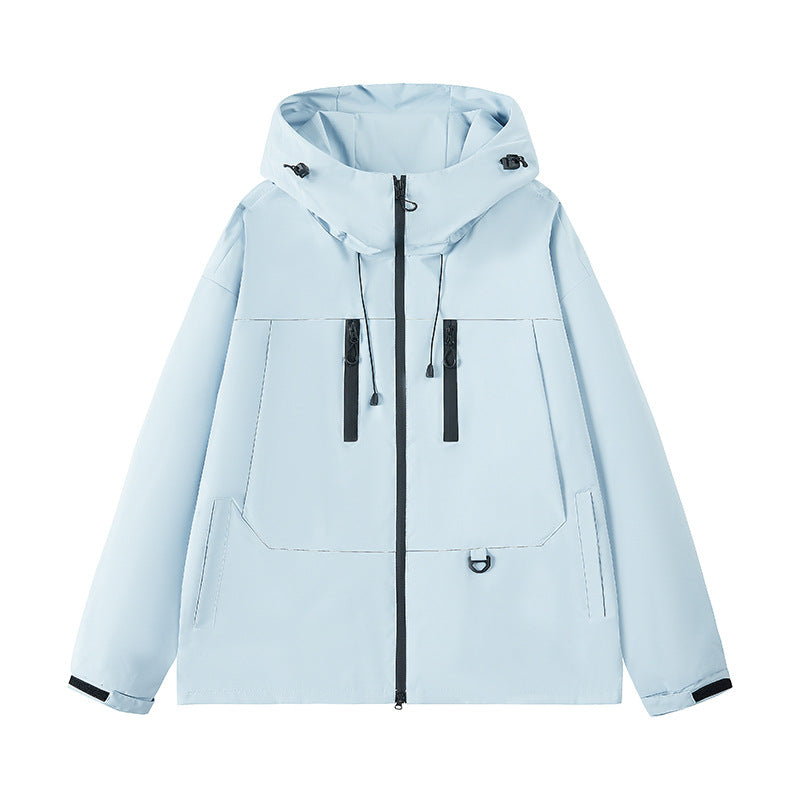 Men's technical water-repellent hooded transition jacket with taped zippers & utility pockets Mune Fashion