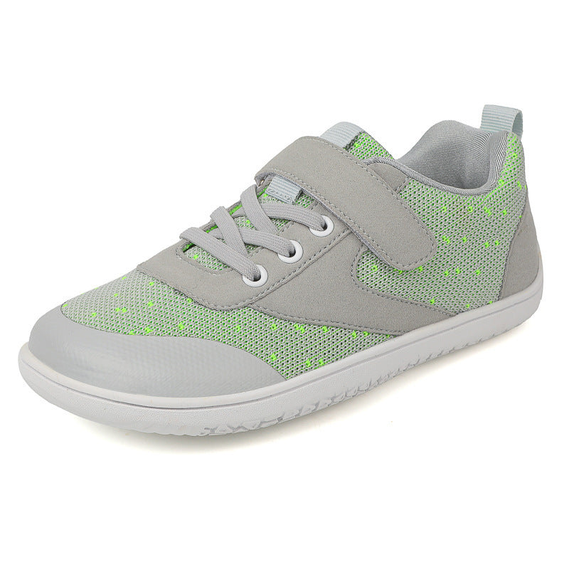 Women's nan comfort leisure sneakers with combination lacing and Velcro, breathable mesh upper and flexible lightweight sole Mune Fashion
