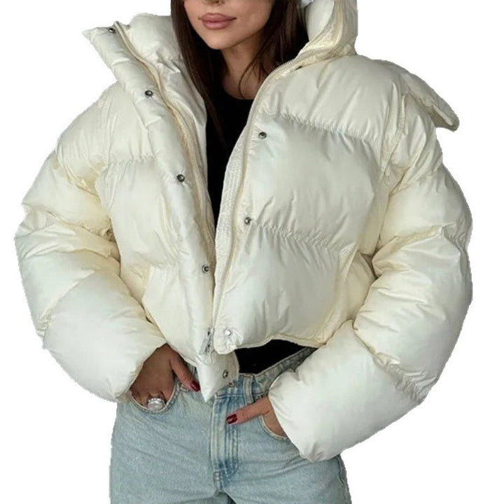 Ladies Stylish Short Jacket with Quilted Details