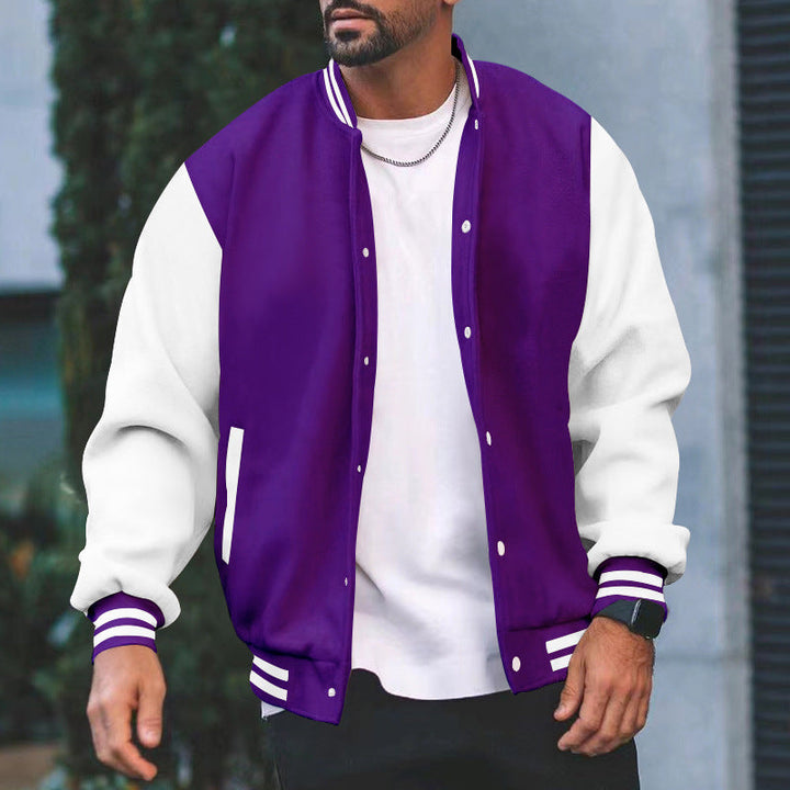 Men's Sporty College Jacket Mune Fashion
