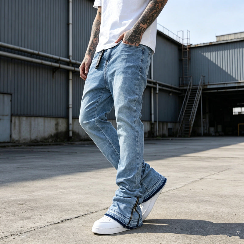 Men's Casual Straight Leg Jeans Mune Fashion