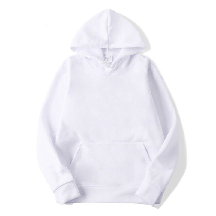 Unisex plain hoodie with kangaroo pocket, ribbed cuffs and relaxed fit Mune Fashion