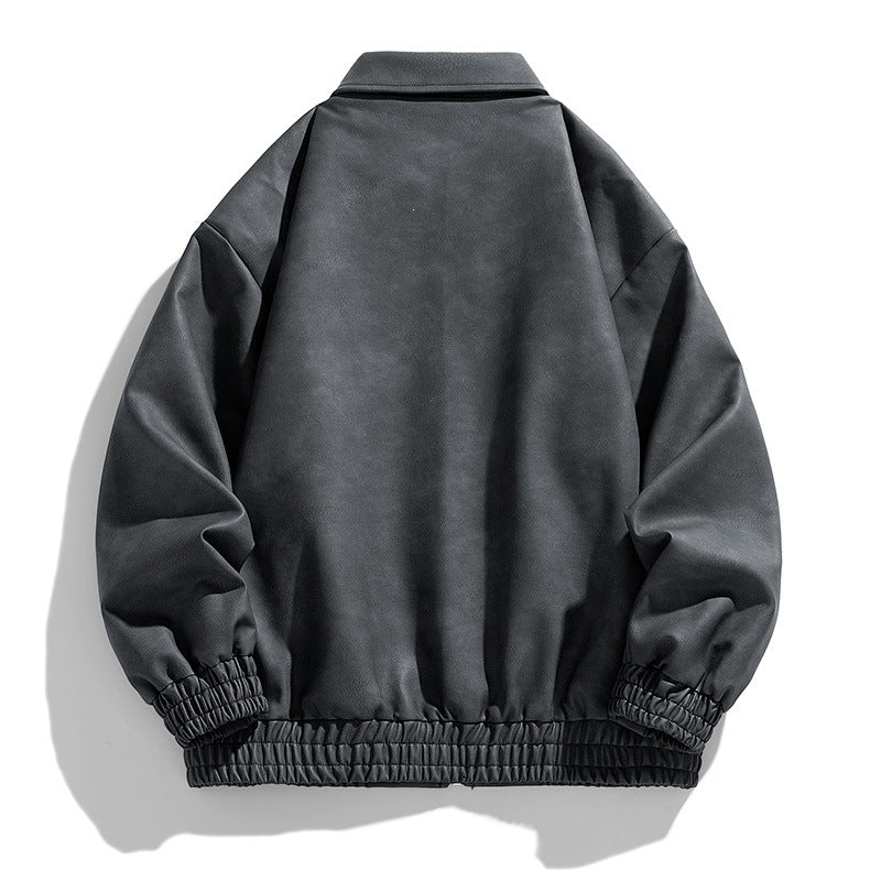 Men's Fashion Jacket with Stand-Up Collar and Practical Pockets Mune Fashion