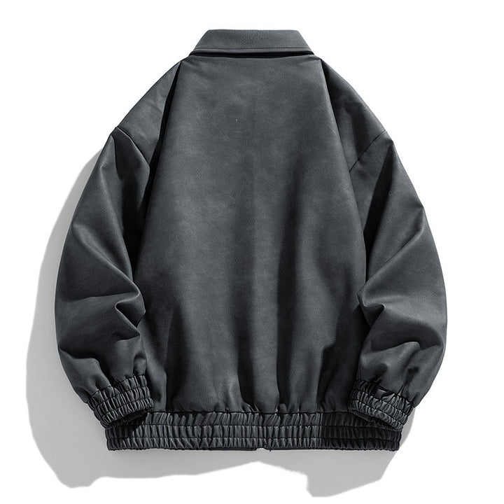 Men's Fashion Jacket with Stand-Up Collar and Practical Pockets Mune Fashion