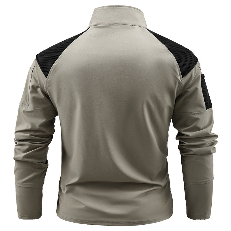 Men's functional jacket with stand-up collar Mune Fashion