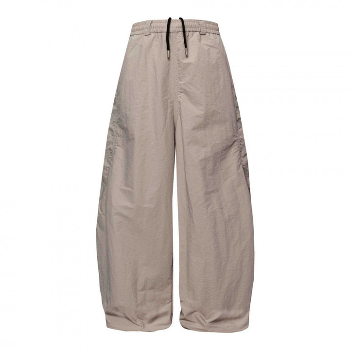 Women Wide-Cut Harem Pants with Elastic Waistband, Drawstring and Balloon Legs Mune Fashion