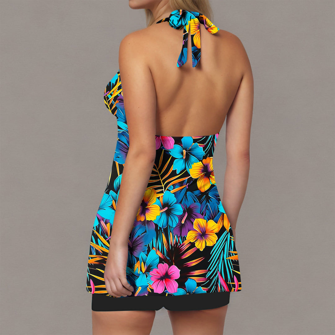 Women's Elegant Swimsuit with Wrap Design Mune Fashion