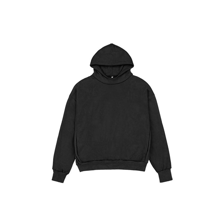 Unisex Minimalist Hoodie in Clean Look with Reinforced Collar Mune Fashion