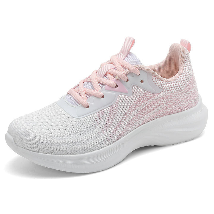 Women's breathable knitted running shoes with cushioned EVA sole and flexible rolling behavior Mune Fashion