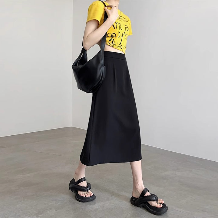 Women's Elegant and Flowing Maxi Skirt Drune