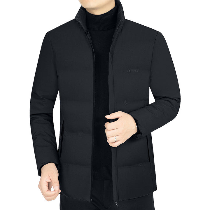 Men's lightly quilted stand-up collar functional jacket with slim silhouette Mune Fashion