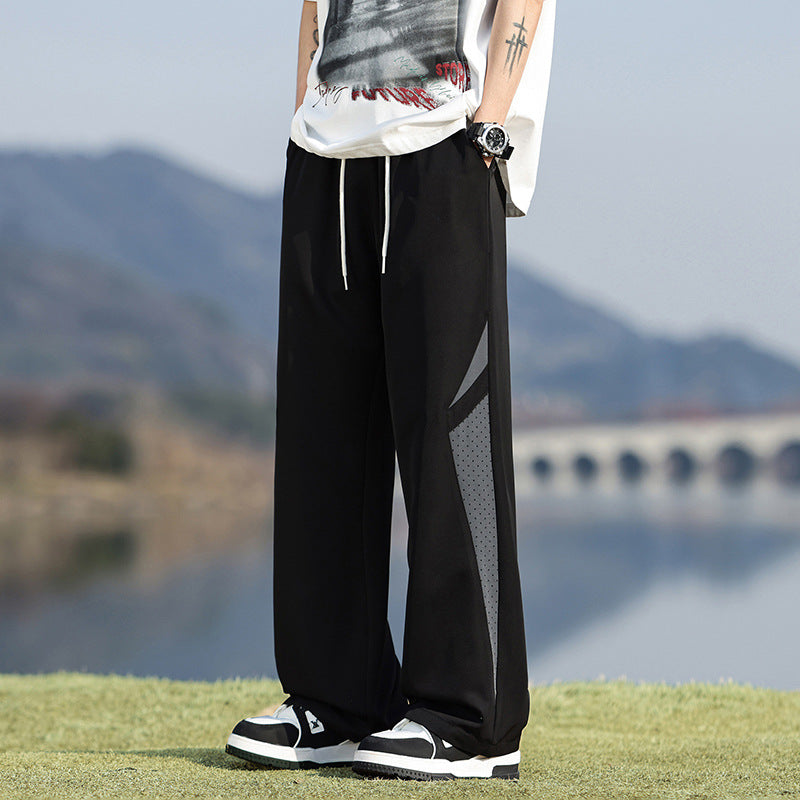 Men's Fashion Leisure Pants with Contrast Details