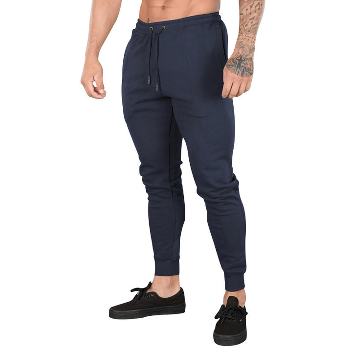 Men's Slim-Tapered Sweat Jogger with Elastic Tunnel Drawstring Waistband & Ribbed Ankle Cuffs Mune Fashion