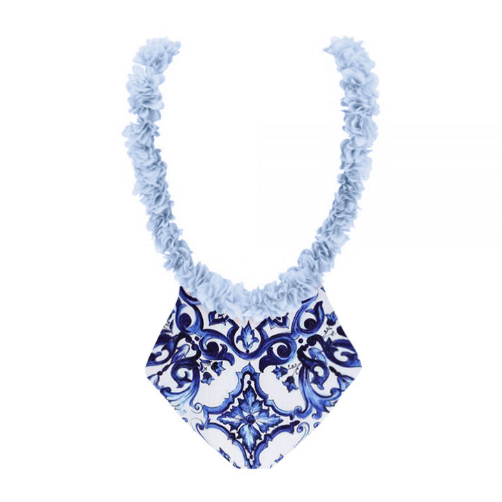 Ladies Elegant Swimsuit with Ruffle Details and Matching Wrap Skirt Mune Fashion