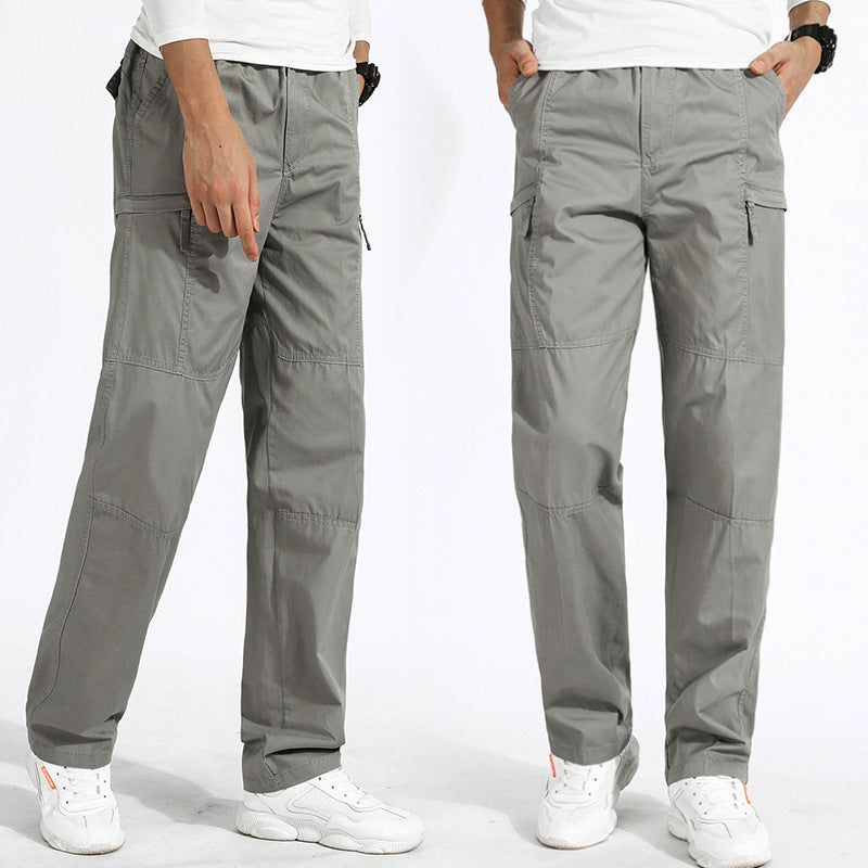 Women’s cargo pants with elastic waistband, reinforced seams, and multifunctional pockets Mune Fashion