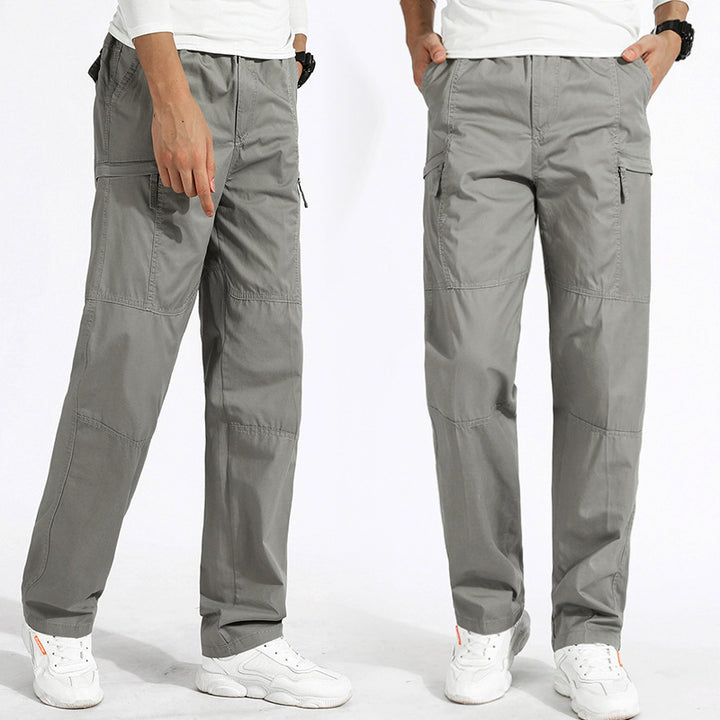 Women’s cargo pants with elastic waistband, reinforced seams, and multifunctional pockets Mune Fashion