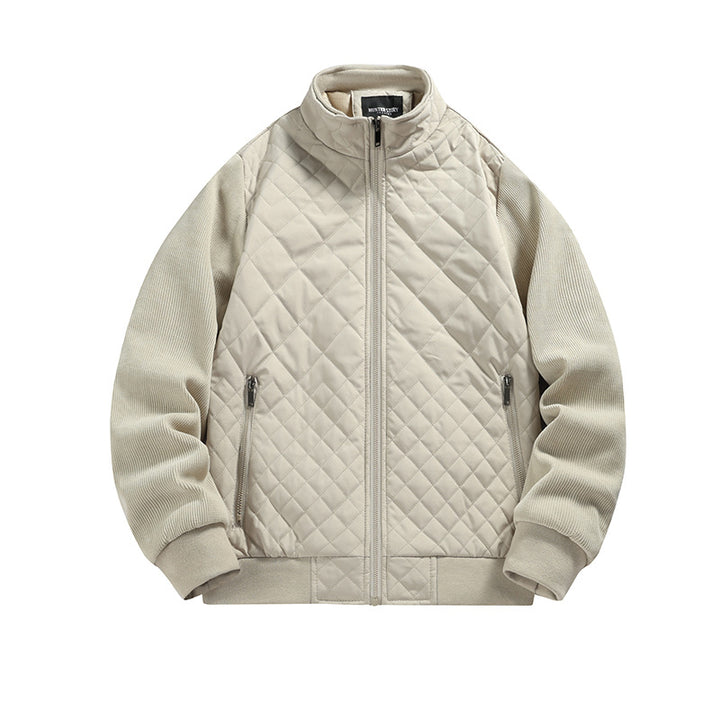 Men's lightweight quilted jacket with stand-up collar Mune Fashion