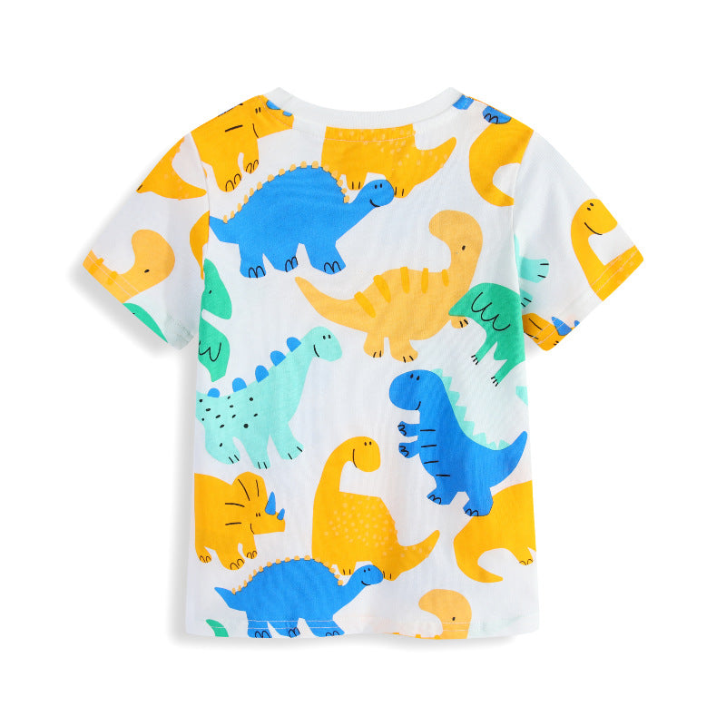 Kids T-Shirt with cheerful dinosaur motif Mune Fashion