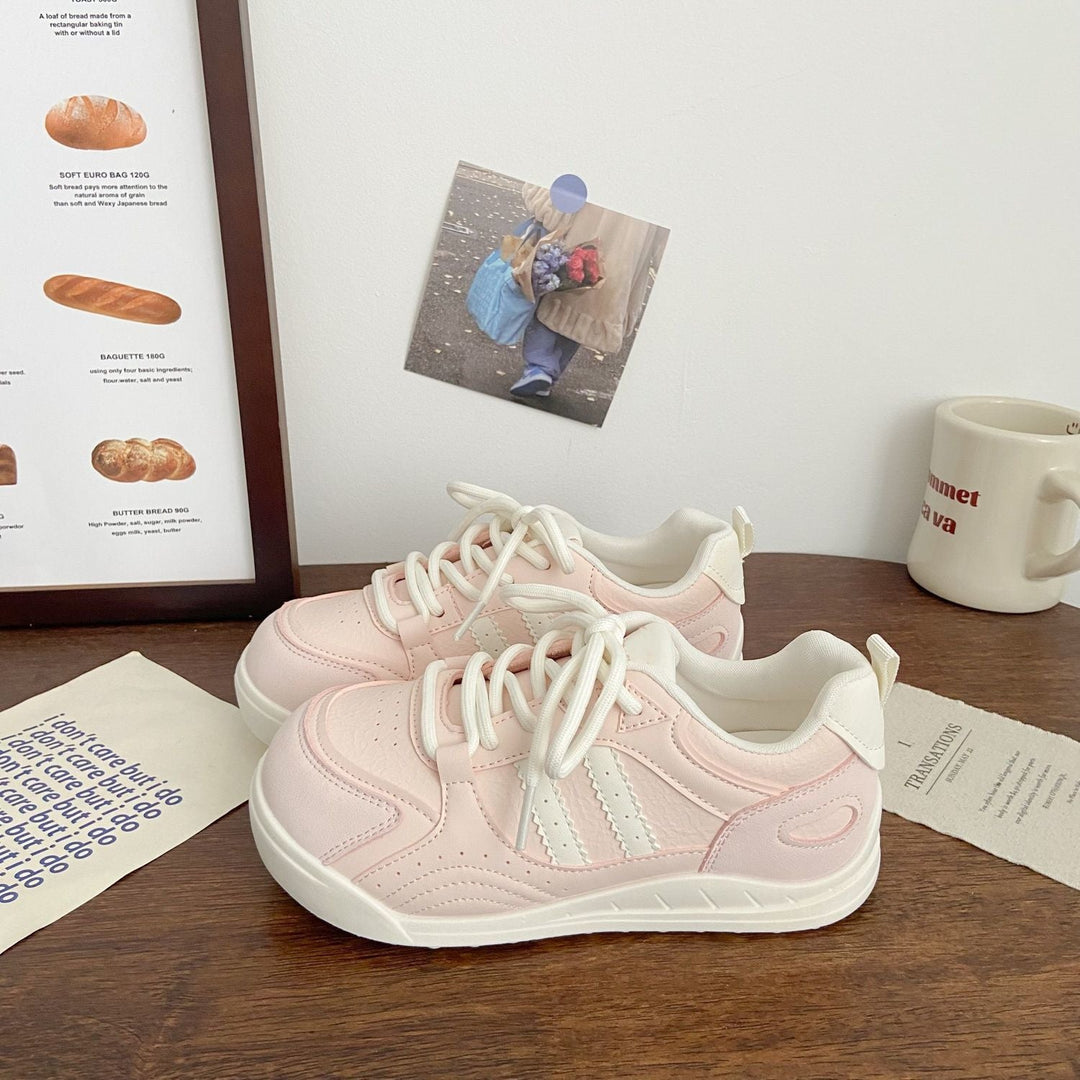 Women Comfortable Casual Sneakers with Breathable Upper Material and Flexible Sole Mune Fashion