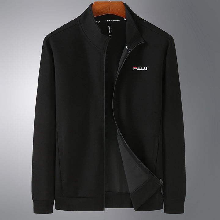 Men's Softshell Training Jacket with Stand-up Collar and Full Zip Mune Fashion