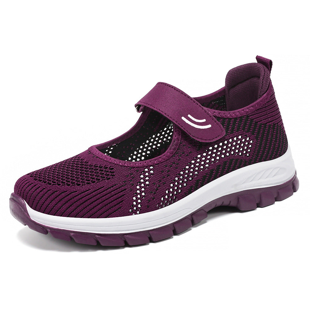 Women's Sporty Slip-On Sneakers with Adjustable Strap Mune Fashion