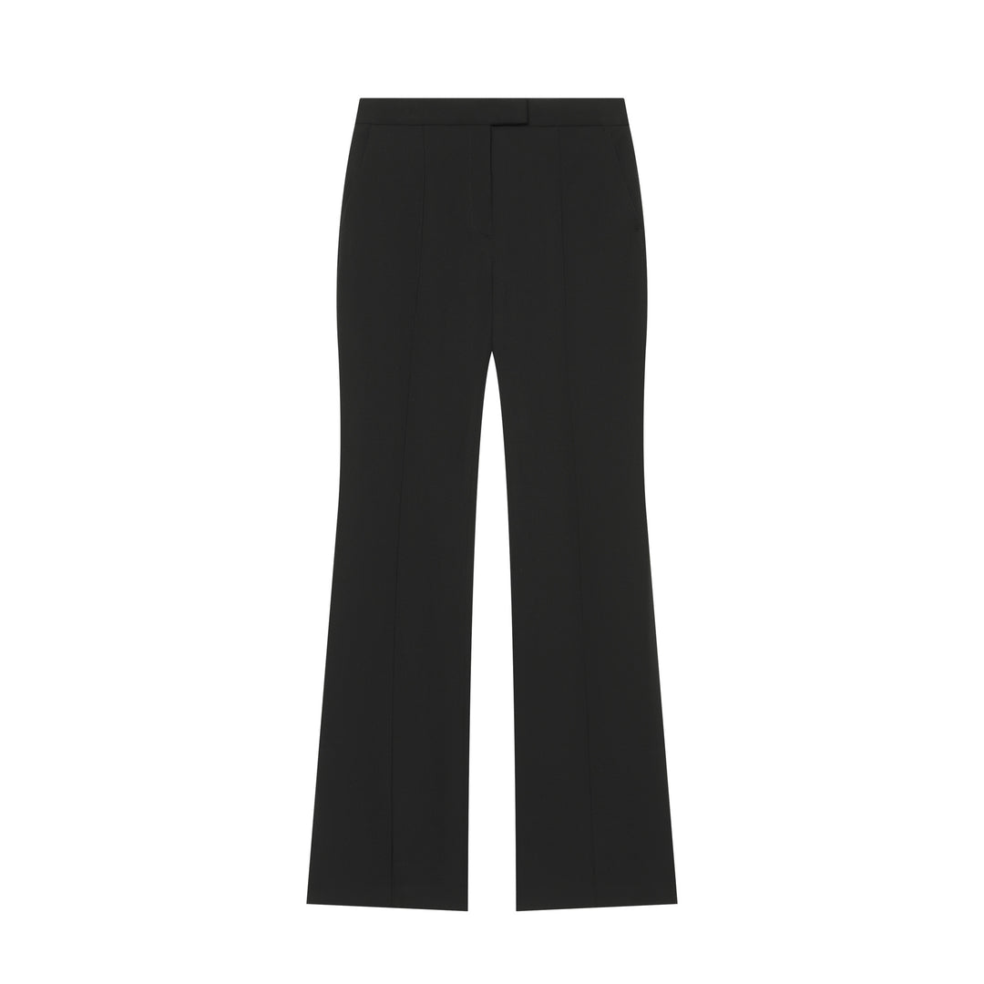 Women's High-Waisted Suit Pants with Crease and Slightly Flared Leg Line Mune Fashion