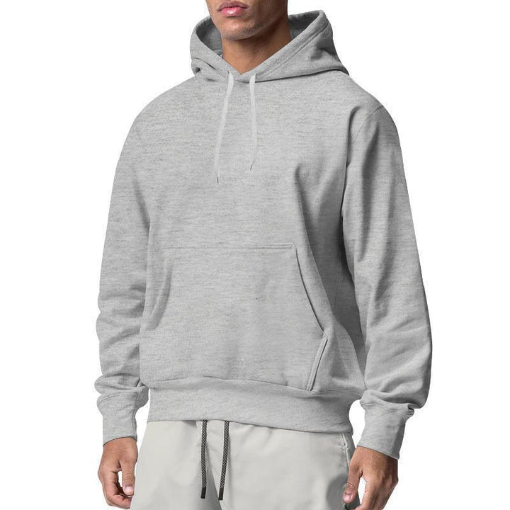 Men's nan Premium Hoodie with kangaroo pocket, brushed fleece interior, reinforced neck seam, and ribbed hem Mune Fashion