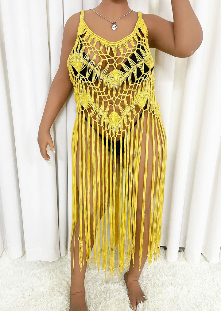 Women's Fringe Beach Poncho Mune Fashion